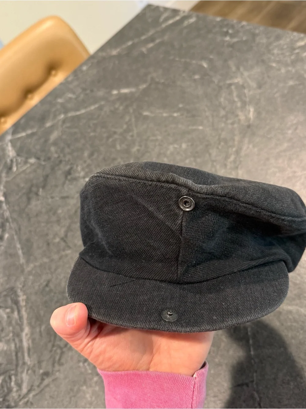 Nike golf vintage beret newsboy hat 90s black gray mens OSFA swoosh Jordan Tiger